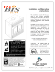 Security Chimneys International EPA BIS ULTRA Operating instructions