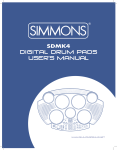 Simmons SDMK4 User`s manual
