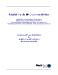 Multitech MultiConnect Adapter User guide