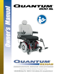 Quantum 600 XL Owner`s manual