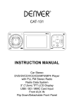 Denver CAT-131 Instruction manual