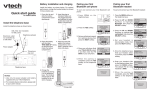 VTech Cell Phone User`s manual