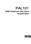 Clarity PAL101 User guide