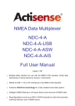 Actisense NMEA 0183 User manual