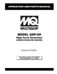 MULTIQUIP GDP-5H Specifications