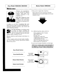 Maytag MHW2000 User`s guide