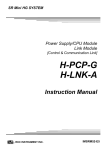 RKC INSTRUMENT SR Mini HG SYSTEM H-PCP-G Instruction manual