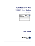 Multitech MULTIMODEM MTCBA-G-U-F4 User guide