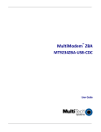 Multitech MultiModem ZBA MT9234ZBA?V Specifications