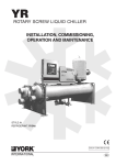York YR Technical data