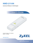 ZyXEL Communications NWD-170 - User`s guide