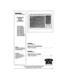 Danby DAC 5209M Specifications