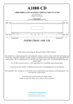 Musical Fidelity A1008 Specifications