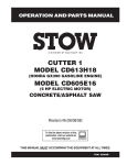 MULTIQUIP CD613H18 Specifications