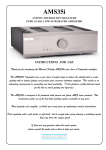 Musical Fidelity AMS35I Specifications