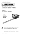 Craftsman C944.514323 Instruction manual