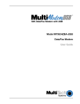 Multitech MT5634ZBA-USB User guide