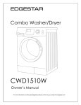 EdgeStar CWD1510W Owner`s manual