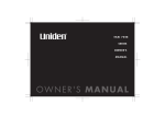 Uniden EXAI7248 Owner`s manual