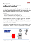 PDF "Battery Back-up Power Option" Application Note