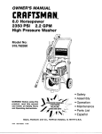 Craftsman 919.762350 Owner`s manual