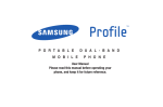 Samsung Profile User manual