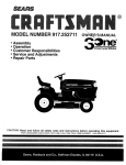 Craftsman 917.252711 Owner`s manual