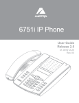 Aastra 51I IP PHONE - User guide