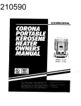 CORONA 23-DK Instruction manual