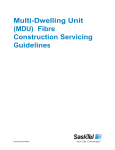 Multi-Dwelling Unit (MDU) Fibre Construction Servicing