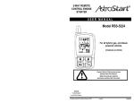 AstroStart 502 User manual