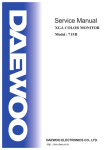 Daewoo 715B Service manual