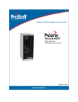 ProSoft Technology ProLinx-HART Specifications