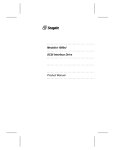 Seagate MEDALIST 1080SL Product manual