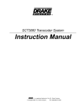 DRAKE SCT3860 Instruction manual
