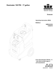 Windsor NMWU2215N Operating instructions