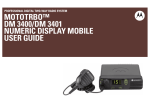 Motorola DM 3400 DM 3401 User guide