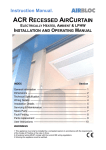 ACR Electronics FPR-20 PROGRAMMER Instruction manual