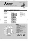 Mitsubishi PUHZ-SW120YHA.UK Service manual