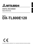 Mitsubishi DX-TL800E120 Instruction manual