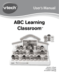 VTech Alphabet Classroom User`s manual