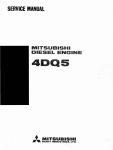 Mitsubishi 4DQ5 Service manual