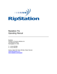 MF DIGITAL Ripstation Pro User manual