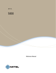 Mitel 8500 Instruction manual