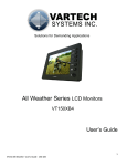 VarTech Systems VT150R User`s guide