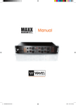 Waves MaxxBass 102 Operating instructions