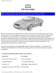 Volvo C70_convertible Operating instructions
