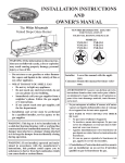 White Mountain VSR-24-1 Owner`s manual