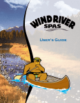 Wind River Spas Vitalizer User`s guide