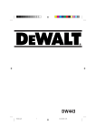 DeWalt DW443 Technical data